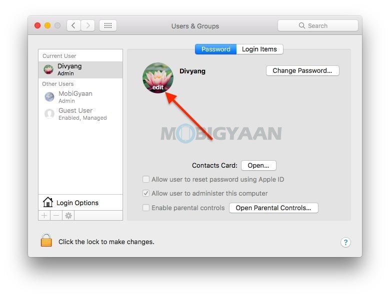 how to change macbook password picture how to change macbook password picture