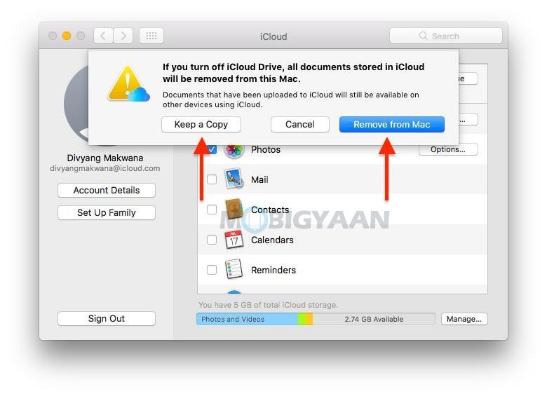 How To Disable iCloud Drive On Your Mac 1