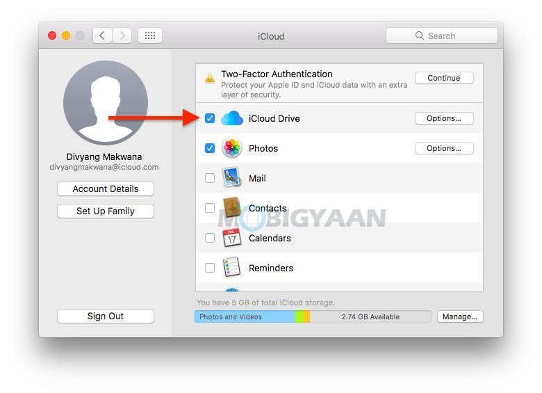 How To Disable iCloud Drive On Your Mac 2