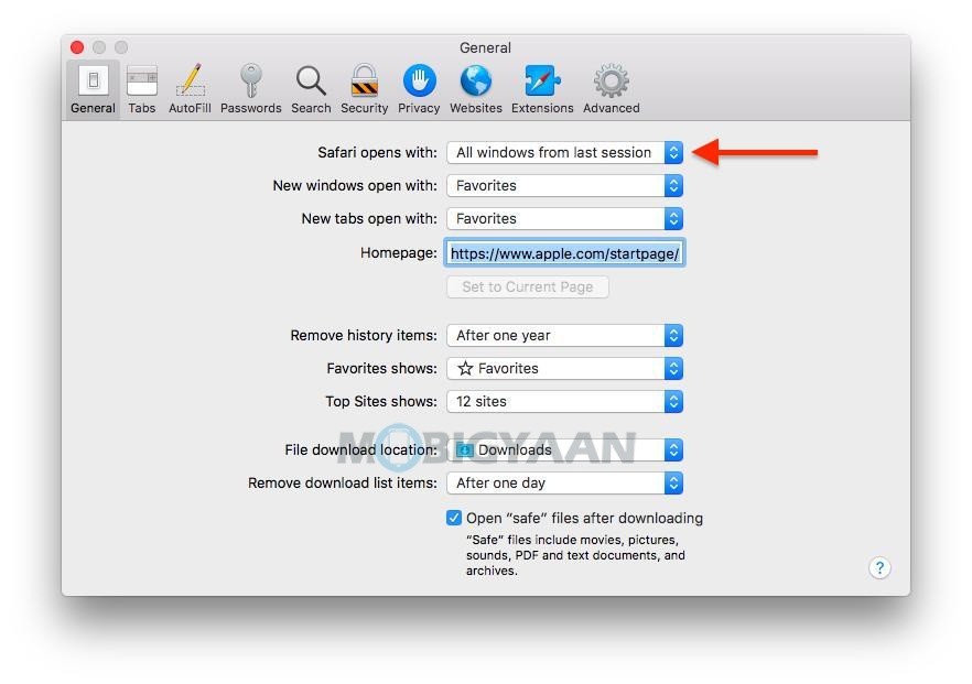 How To Start From Where You Left Off In Safari Mac