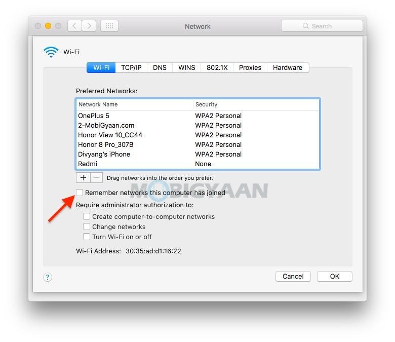 How To Stop Auto Saving Of Wi Fi Passwords On Your Mac 2