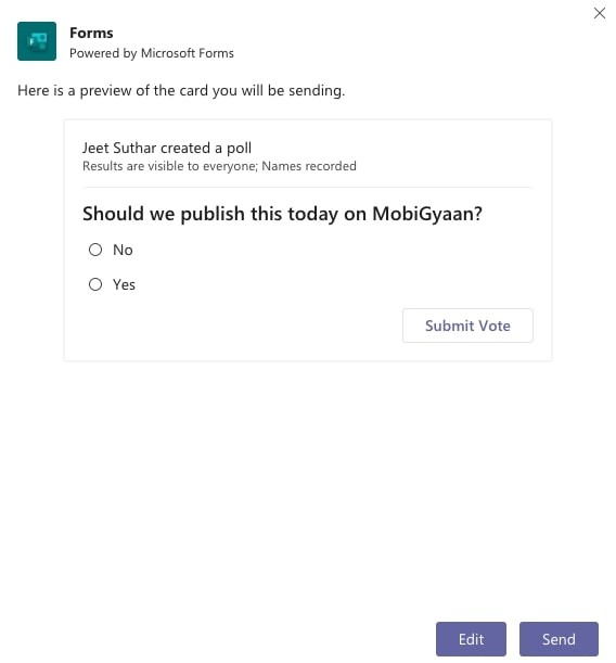 microsoft teams poll 4