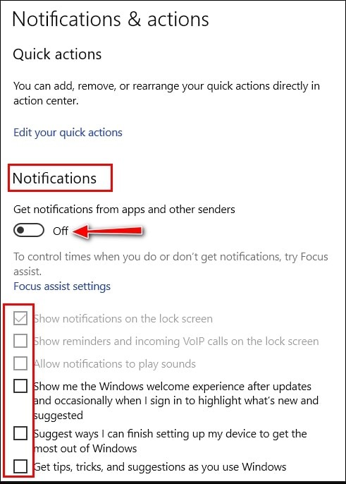 windows 10 notifications