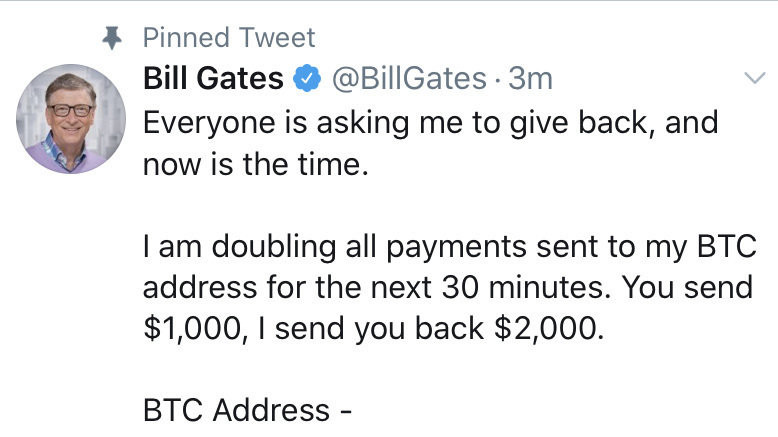 Bill Gates Twitter Hack