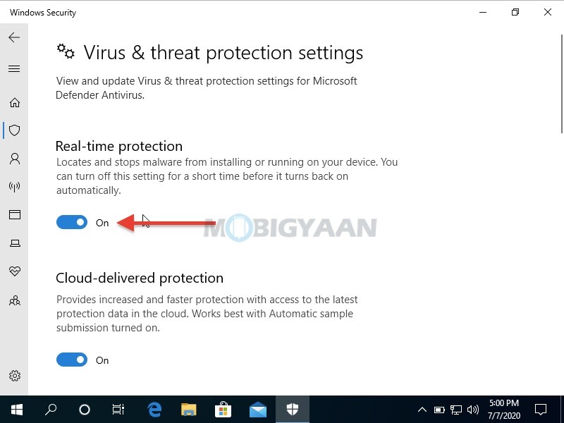 How To Disable Real Time Protection In Microsoft Defender Windows 10 3