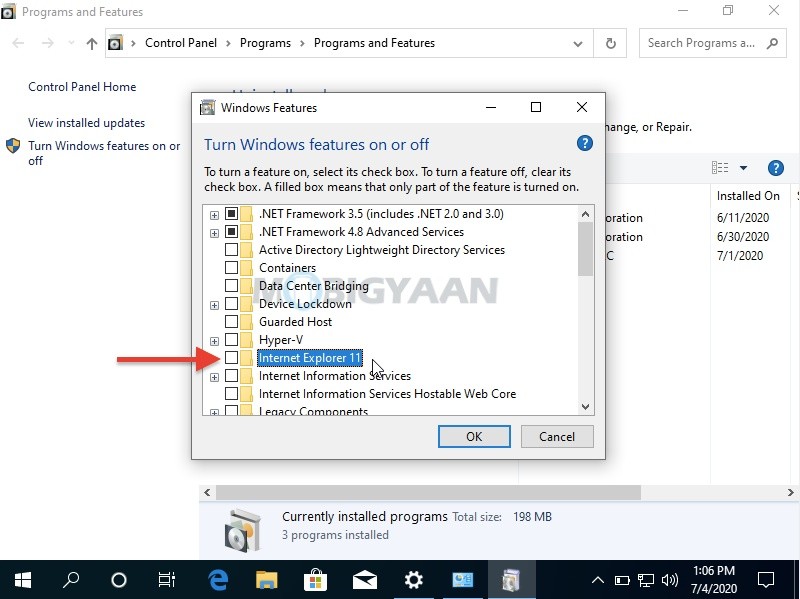 How To Remove Internet Explorer Completely On Windows 10 4