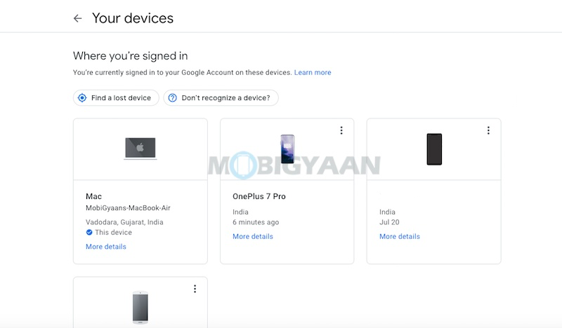 How To View Devices That Have Recently Accessed Your Google Account 2