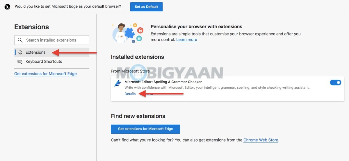 How to use extensions in Microsoft Edges InPrivate mode 3