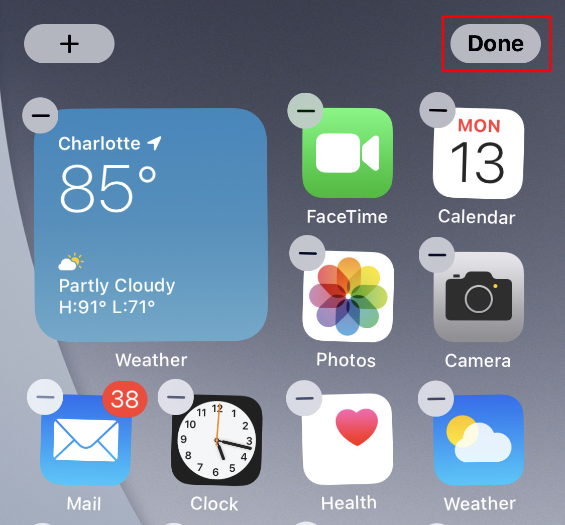 add home screen widgets iphone