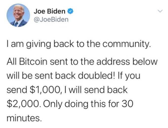 Joe Biden Twitter Hack