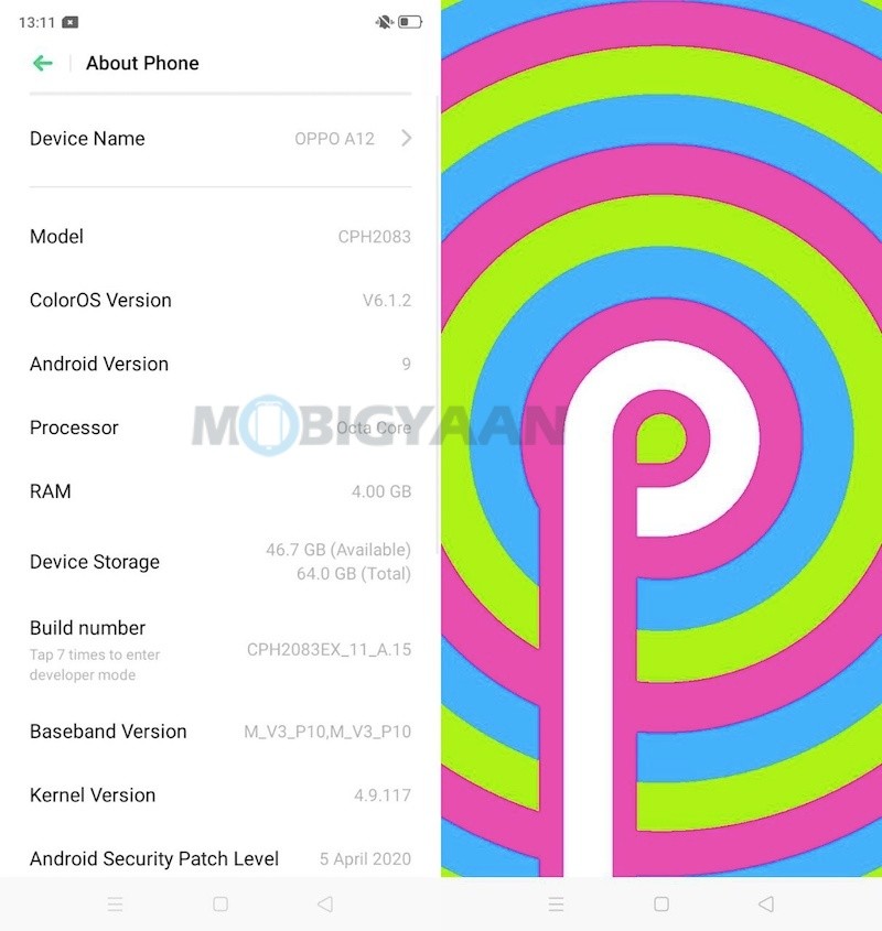 OPPO A12 Review ColorOS 6.1 2