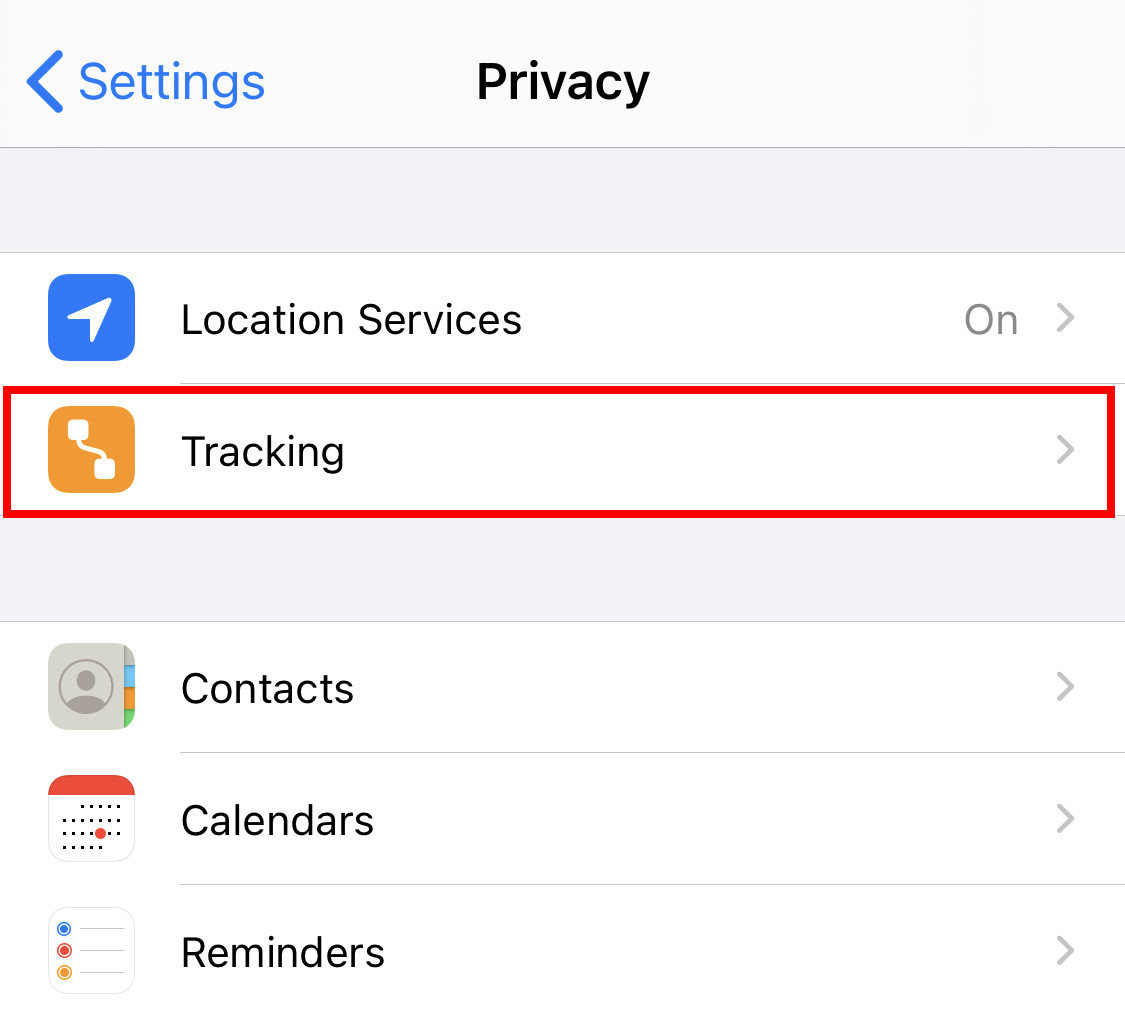 Apple iPhone App Tracking