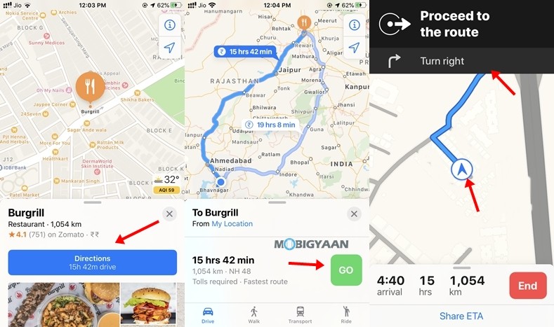 Apple Maps Directions 2