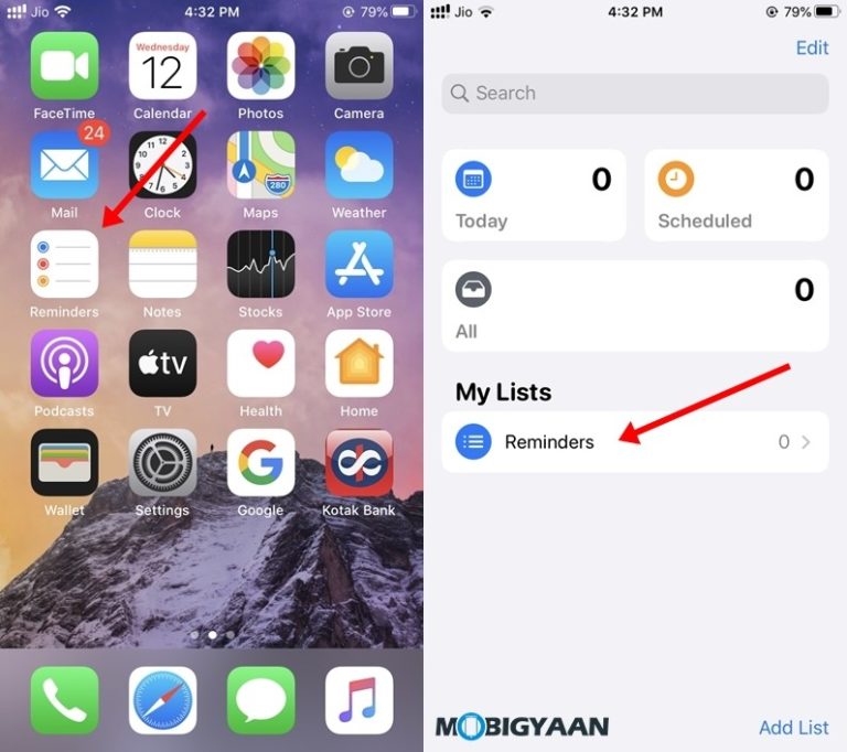 How to add Location Based Alerts in iPhone Reminders