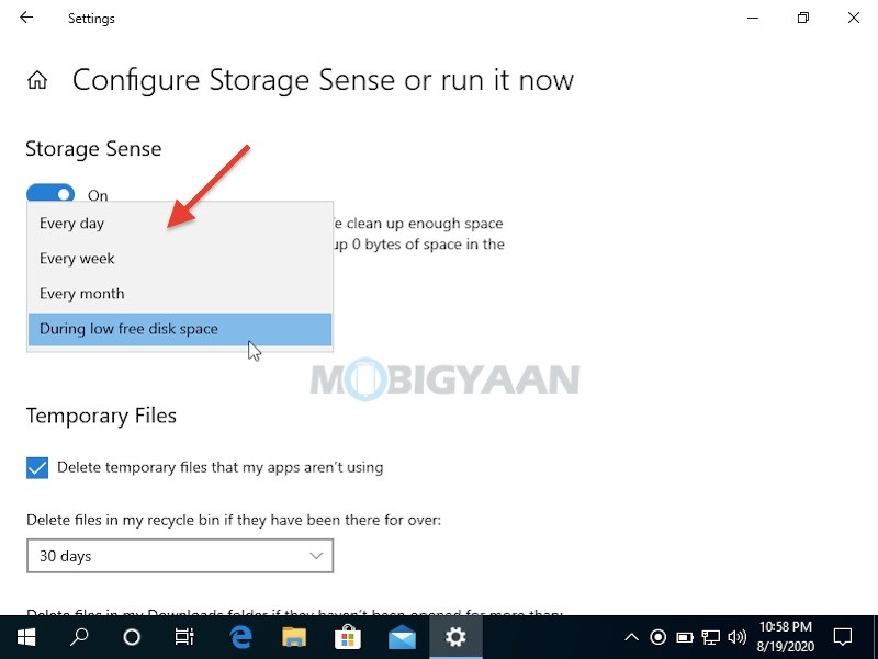 How To Schedule Recycle Bin To Empty Automatically On Windows 10 1