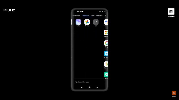 MIUI 12 App Drawer Final