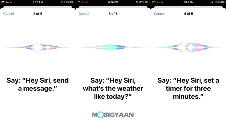 Set Up Hey Siri 2