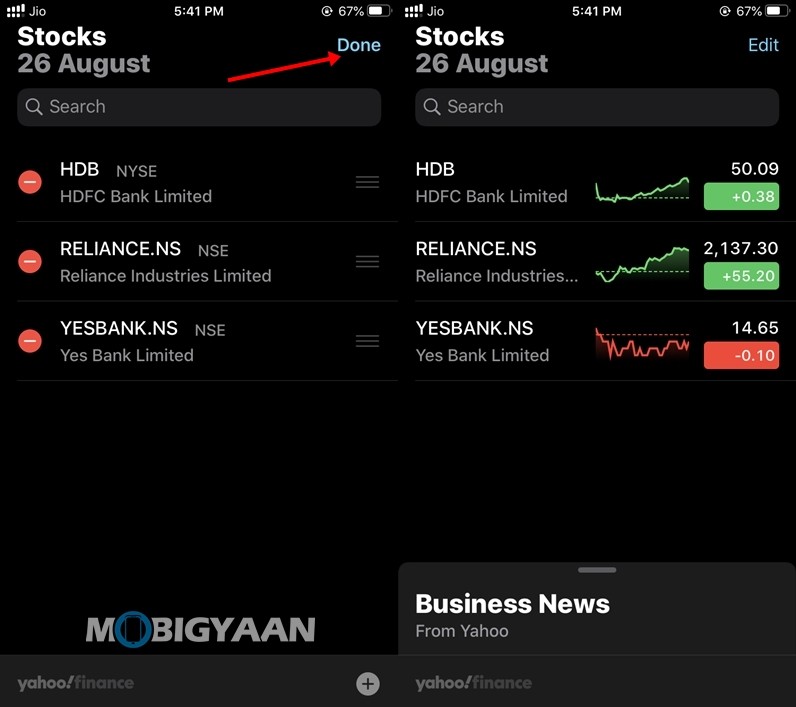 Stocks Remove 2