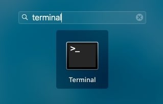 Terminal Method 2