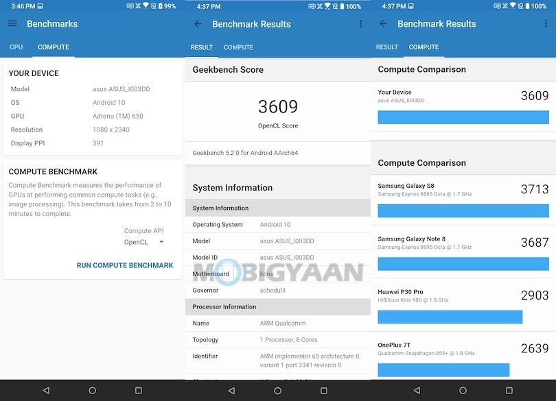 ASUS ROG Phone 3 Performance Benchmark Geekbench 5