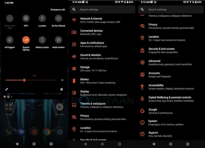 ASUS ROG Phone 3 Software UI 2