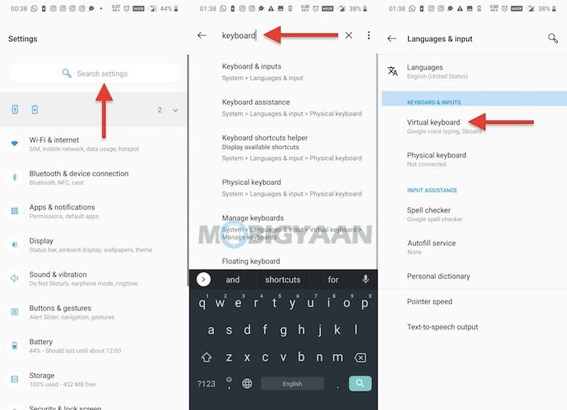 How to quickly change keyboard language in GBoard on Android 3