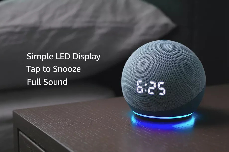 Amazon Echo Dot with Clock 4th Gen