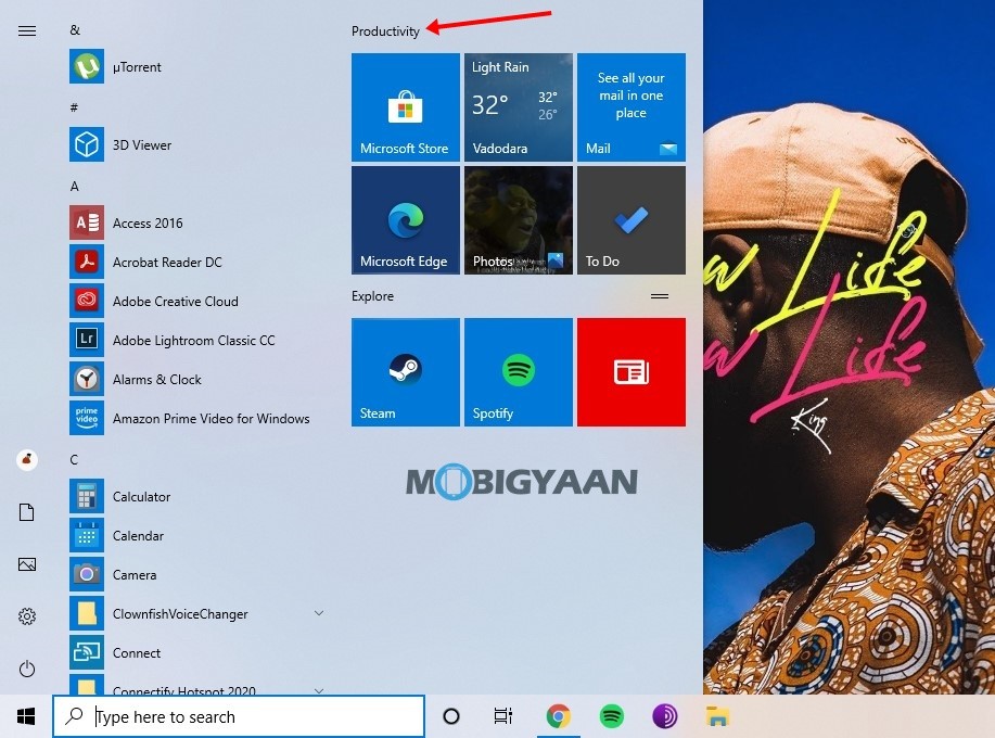 Start Menu Rename