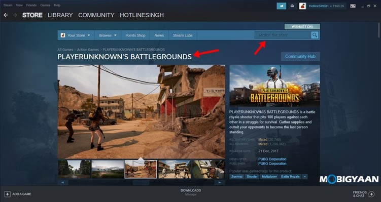 pubg steam