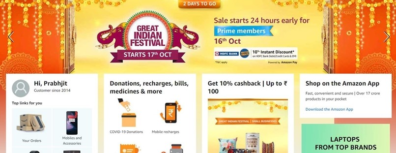 Amazon Great Indian Festival Sale