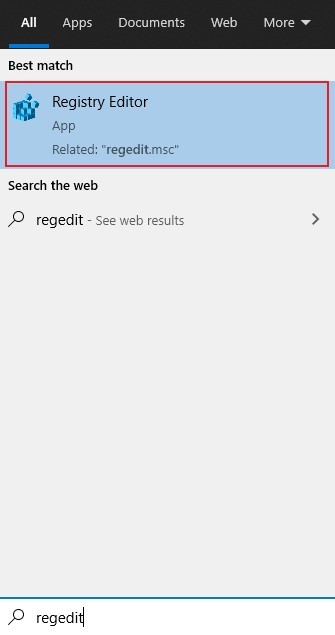 Disable Bing Search Windows 1