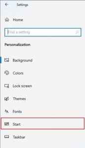 How to remove Recently Added list from Start Menu in Windows 10