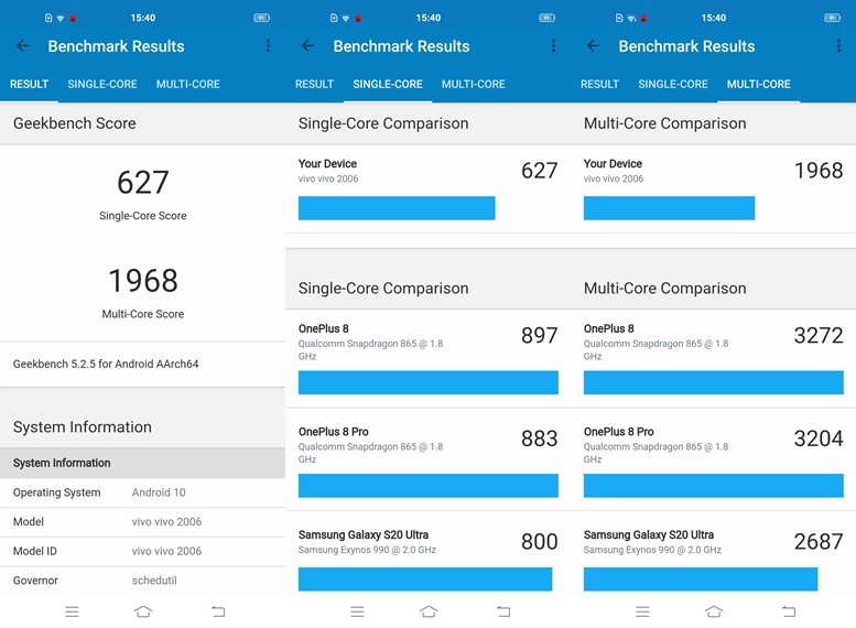 Geekbench X50 Pro