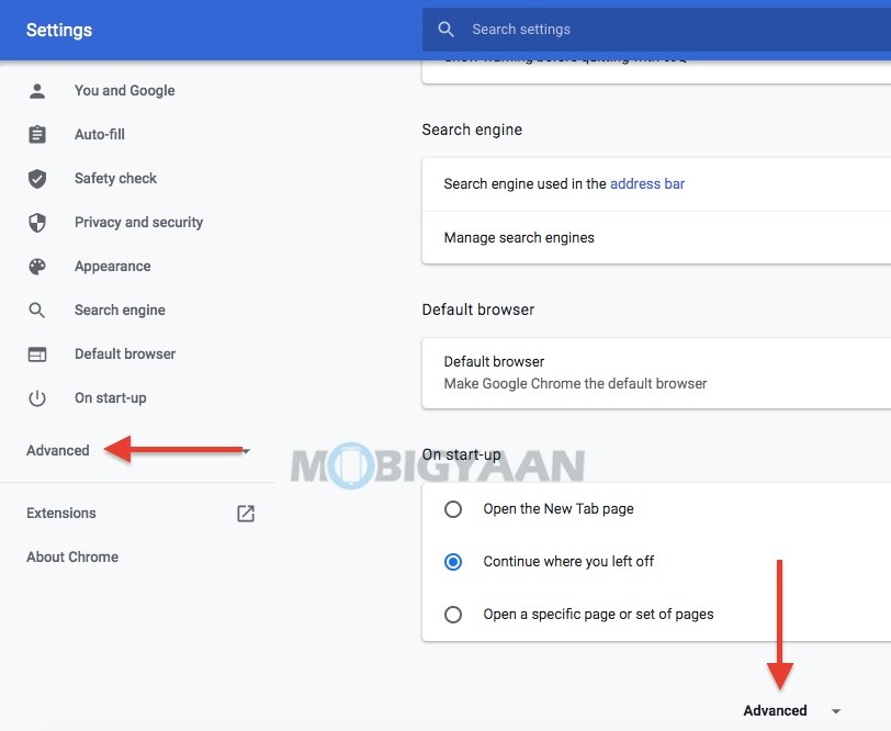 How to change download location in Chrome Browser Mac Windows 2