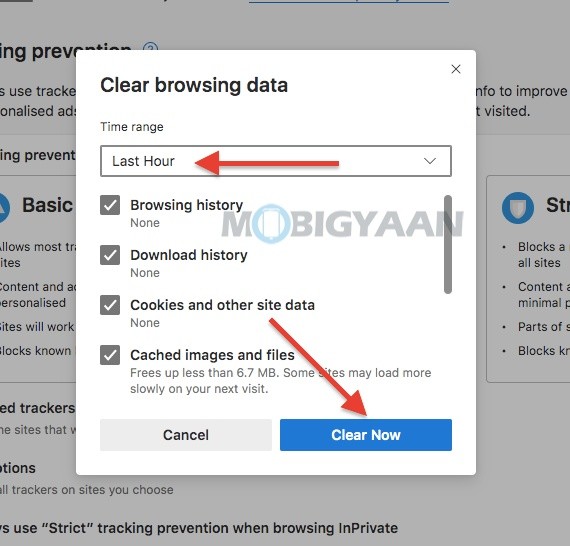 How to clear browsing history on new Microsoft Edge Windows 10Mac 1