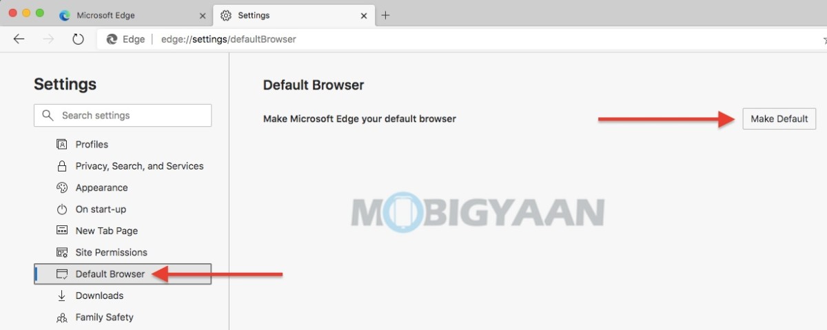 How To Set The New Microsoft Edge As A Default Browser Windowsmac