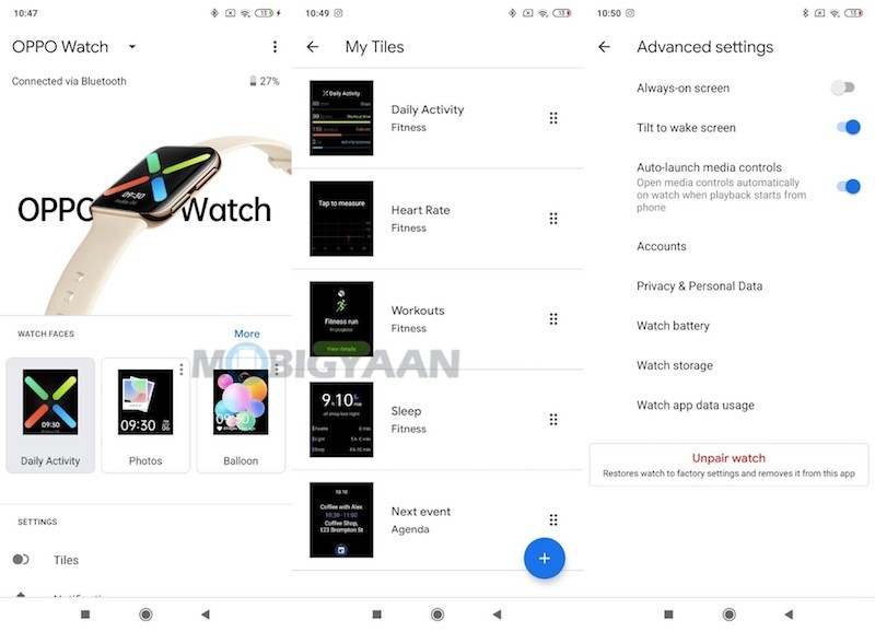 OPPO Watch Revew WearOS App 3