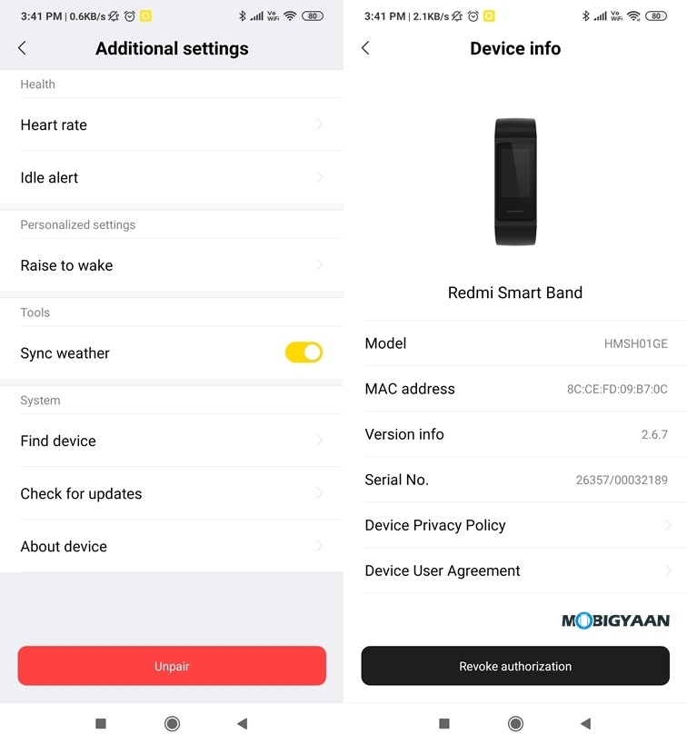 Redmi Smart Band About