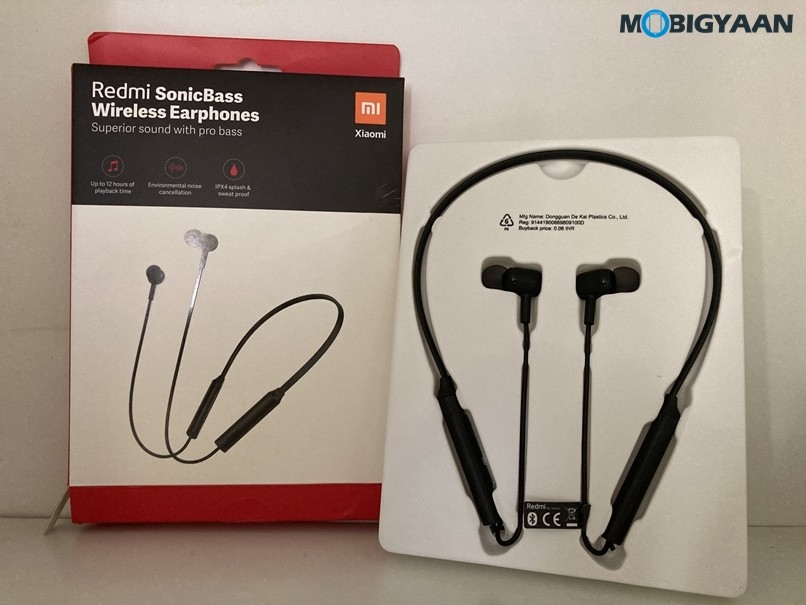 Redmi SonicBass Wireless Earphones Design Images 3