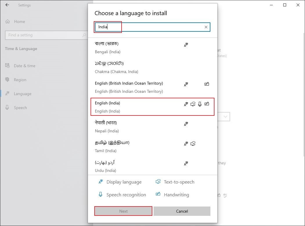 Windows 10 Language Change 3