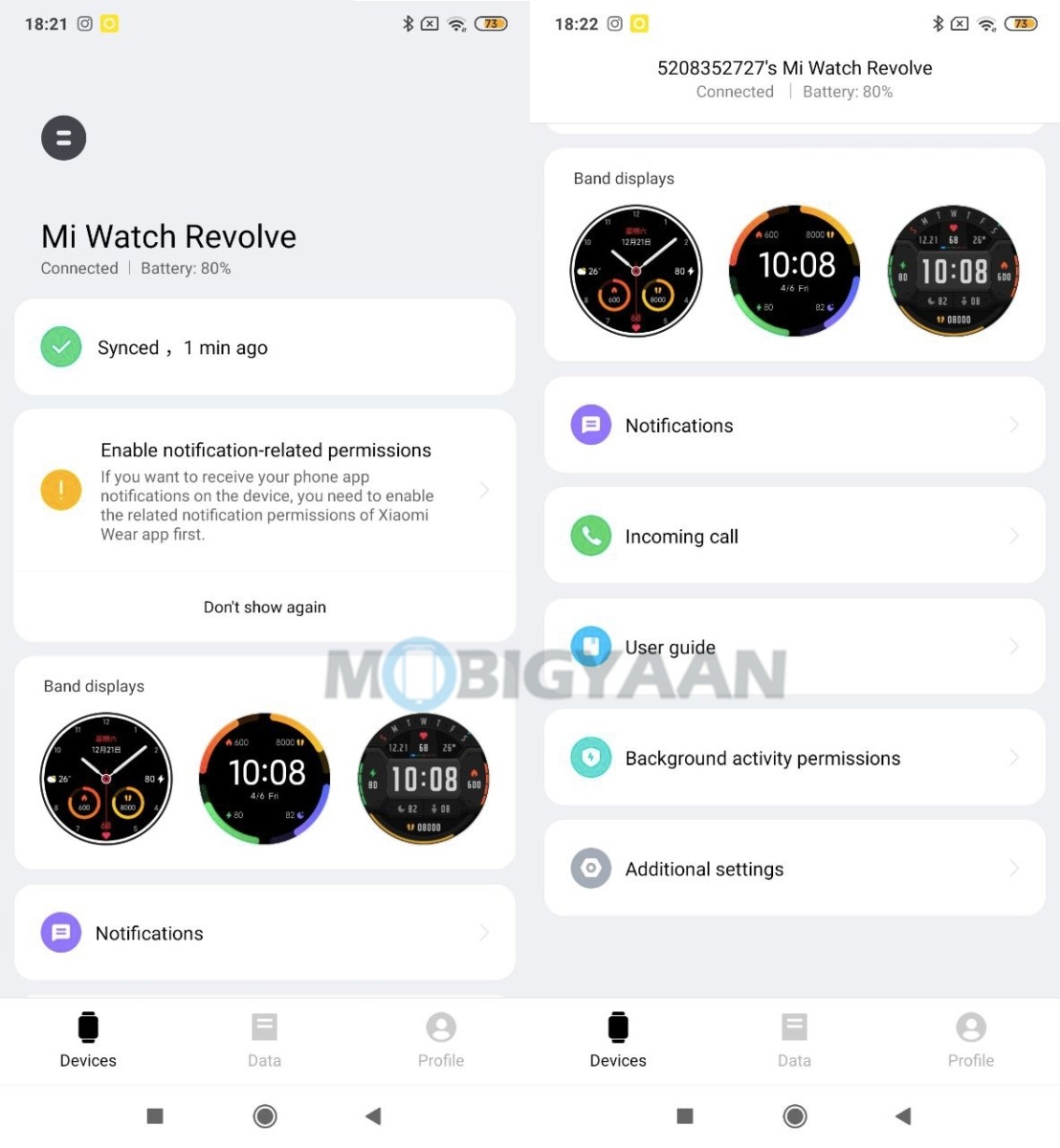 Xiaomi Mi Watch Revolve Review Xiaomi Wear App Interface 5