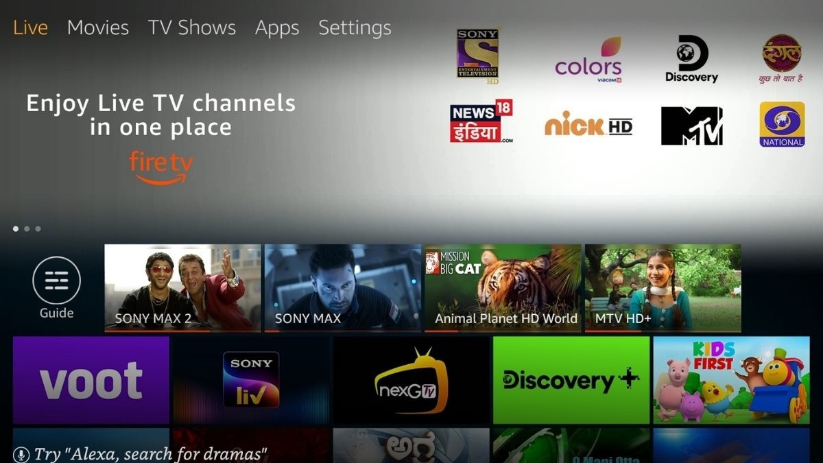 Live TV for Amazon Fire TV