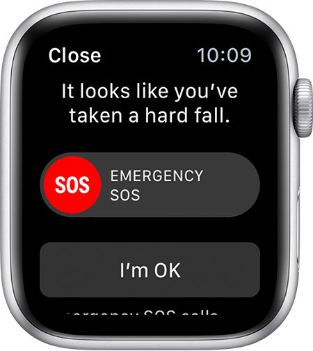 fall detection apple watch