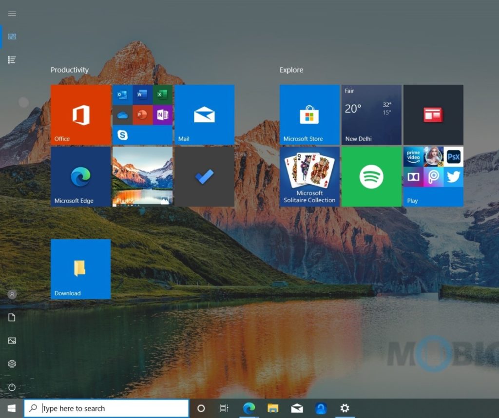 how to turn onoff full screen start menu on windows 10