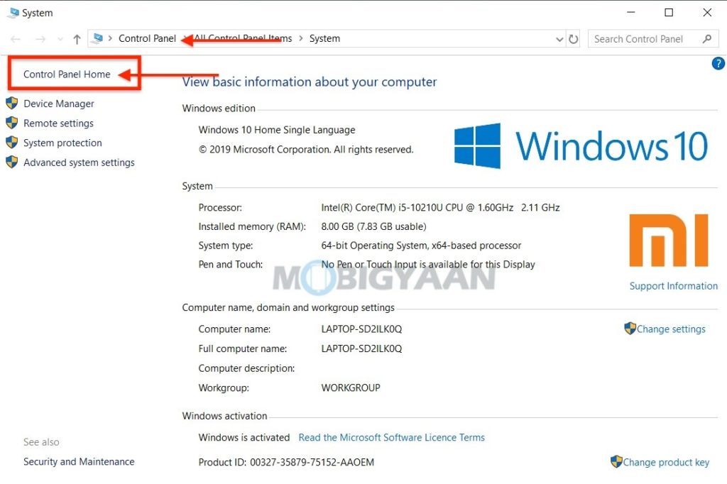 5 ways to open Control Panel on Windows 10 6