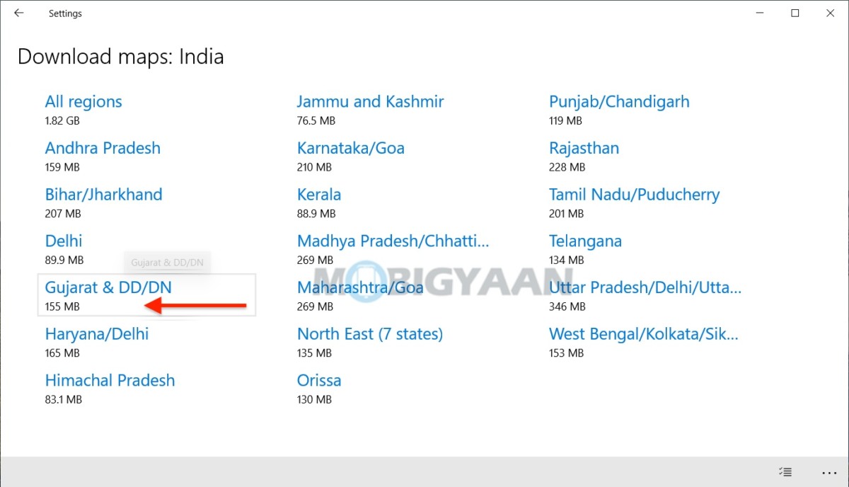 How to download offline maps on Windows 10 5