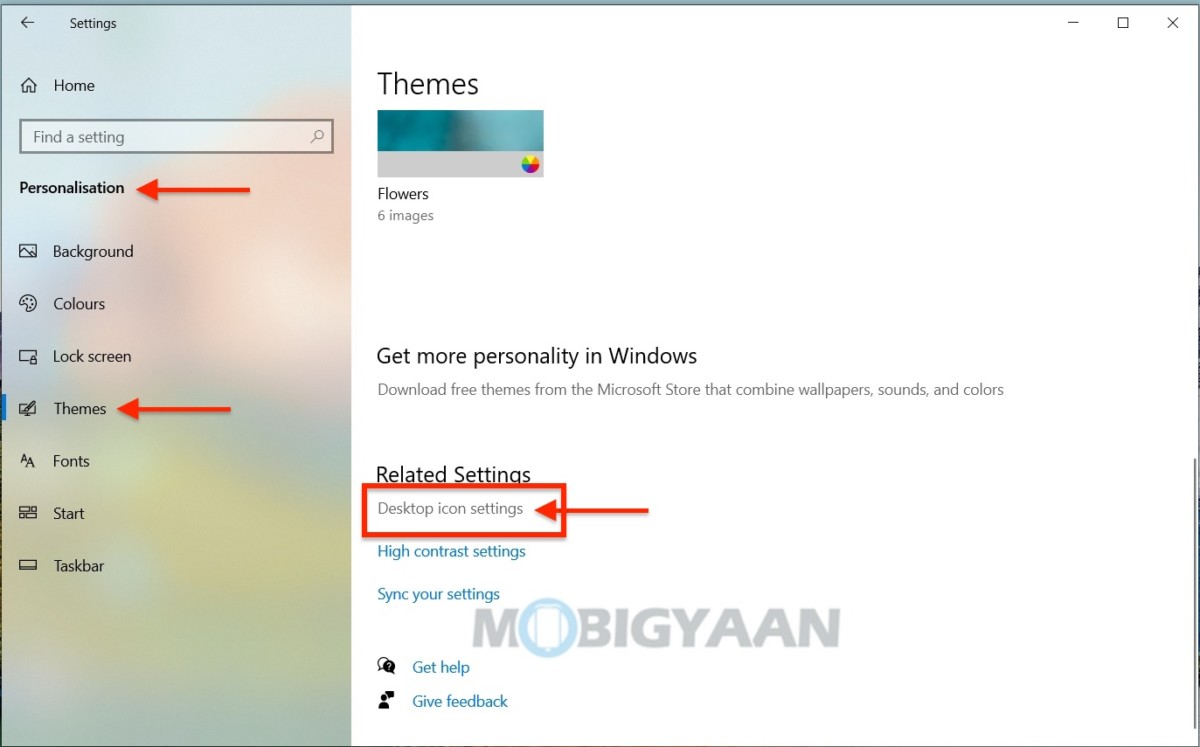 How to show classic desktop icons in Windows 10 2