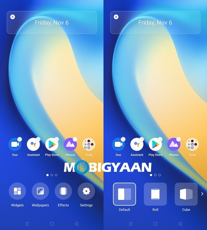 Realme UI Homescreen Effects