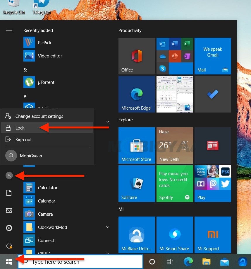 5 ways to lock your Windows 10 PC 1