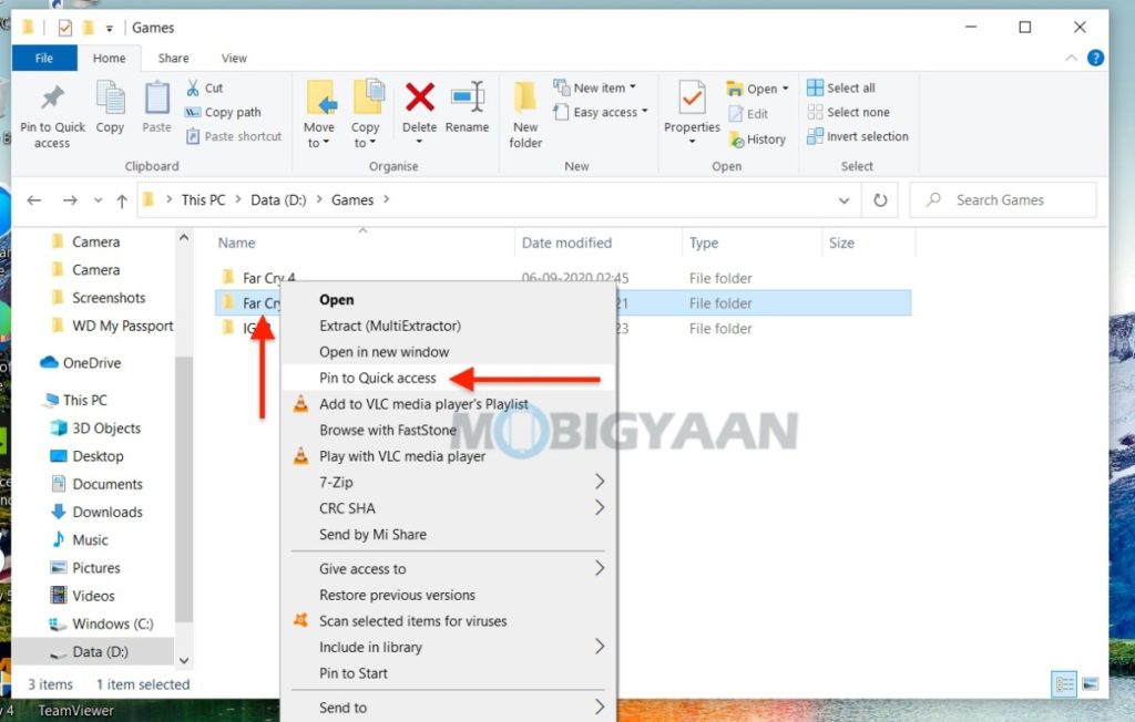 How to add folder shortcuts in Windows Explorer 2